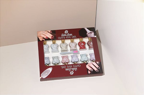 KIT ESMALTE EM GEL MAGNETICO + IMA BELLA ROSA