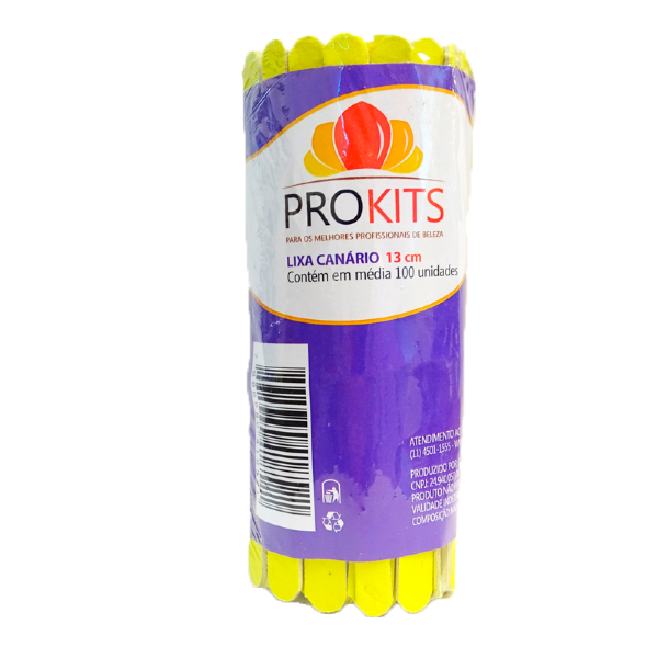 LIXA CANARIO 13CM COM 100UND PROKITS