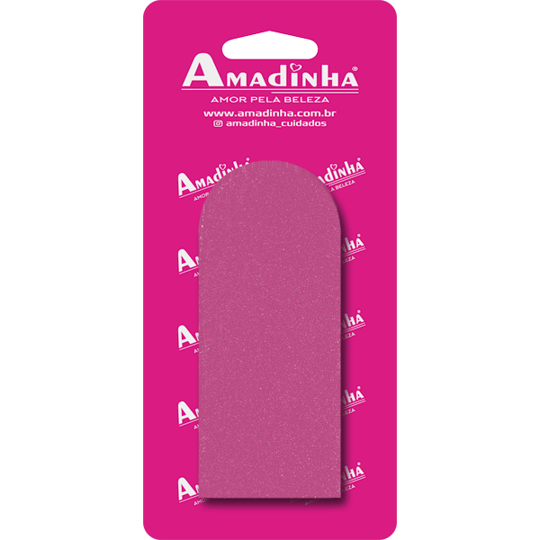 LIXA PEDICURE ROSA FINA C/ 12UND AMADINHA