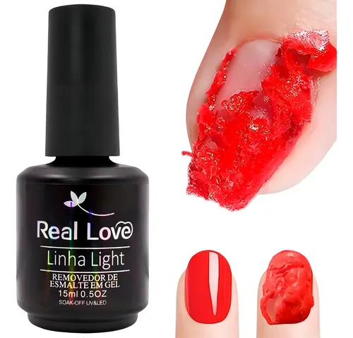 REMOVEDOR DE ESMALTE EM GEL REAL LOVE