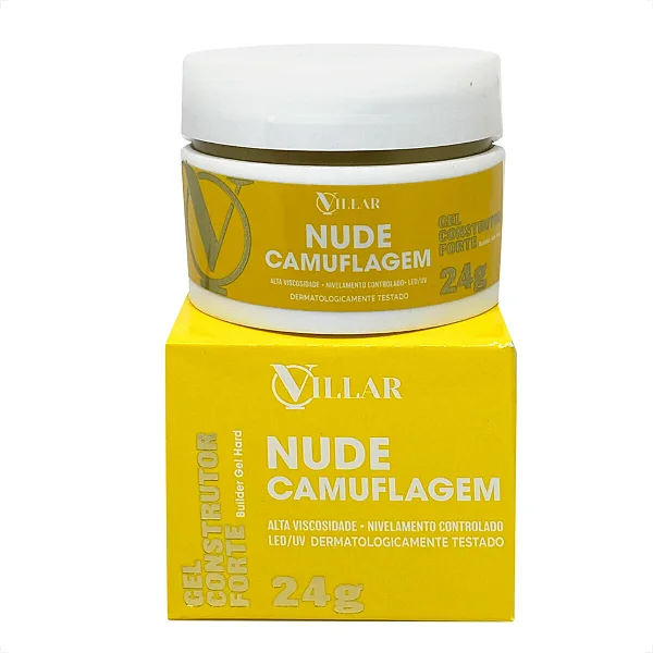 GEL CONSTRUTOR NUDE CAMUFLAGEM VILLAR 24G