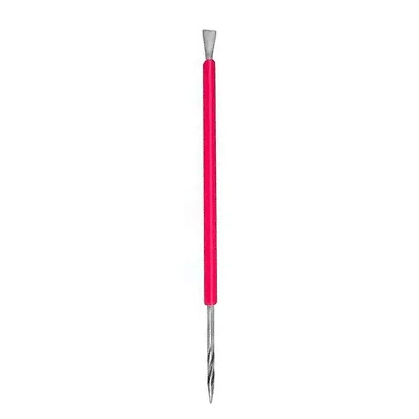 ESPATULA BASTÃO DE INOX C/ SILICONE ROSA ISIS CUTELARIA