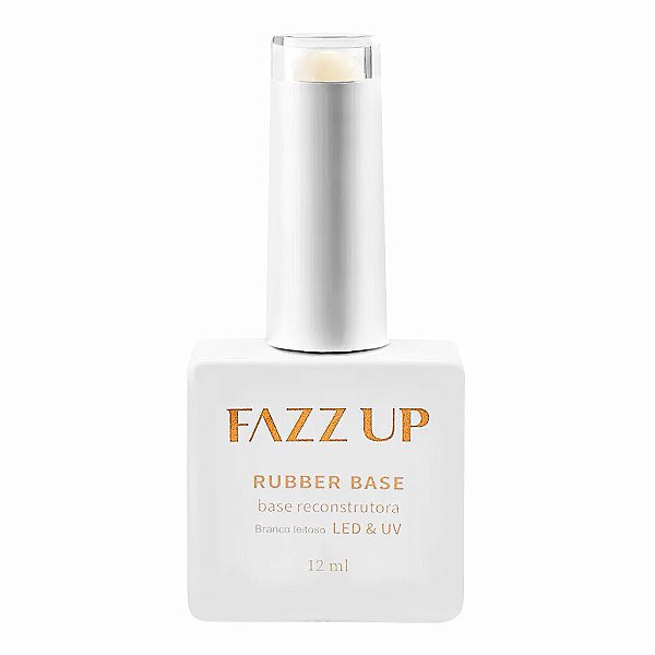 BASE RUBBER BRANCO LEITOSO - FAZZ UP