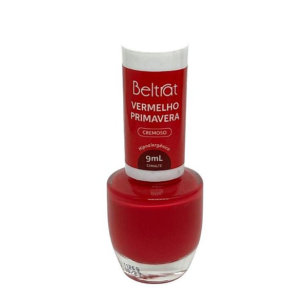 ESMALTE BELTRAT 9ML VERMELHO PRIMAVERA