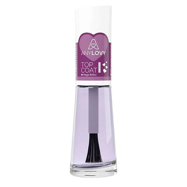 ESMALTE ANYLOVY TOP COAT MEGA BRILHO 8ML