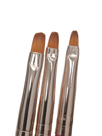 KIT 3 PINCEL LINGUA DE GATO GIRL FATALE