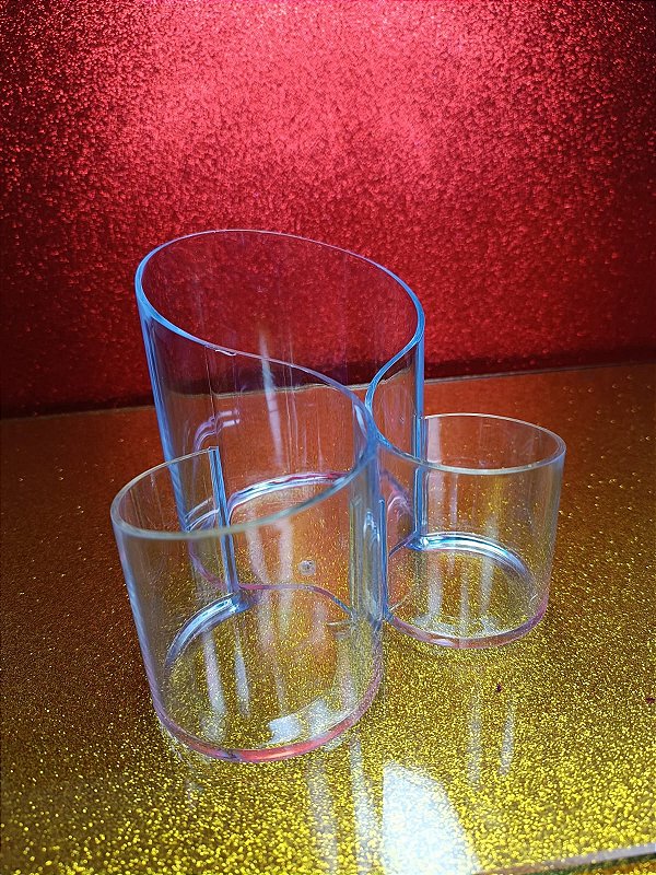 ORGANIZADOR/ PORTA PINCEL TRANSPARENTE