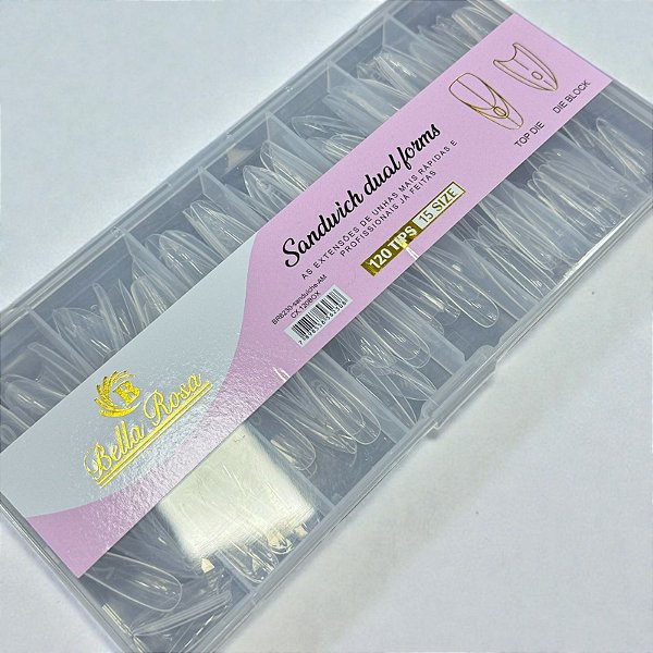 MOLDE F1 SANDUICHE ALMOND 120PCS BELLA ROSA