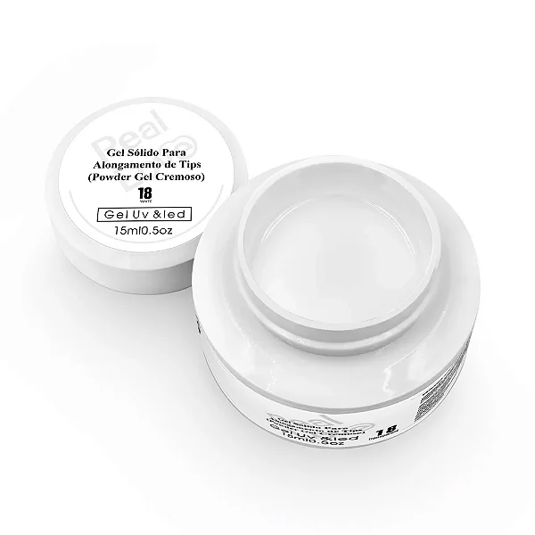 GEL SOLIDO 18 WHITE REAL LOVE