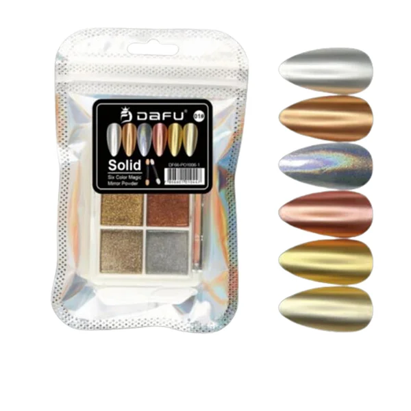 PALETA SOLID COLOR 4 CORES CROMO DAFU