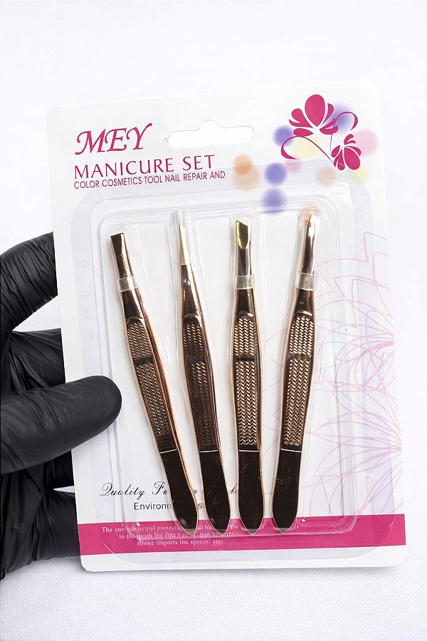 KIT 4 PINÇAS PARA SOBRANCELHA