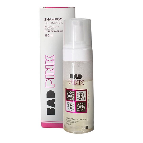 SHAMPOO DE LIMPEZA-MOUSSE PARA CILIOS 150ML BAD PINK