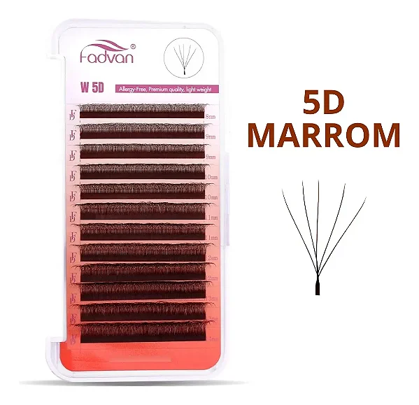 CILIOS FADVAN 0.07 5D MARROM MIX 8-14