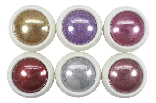 KIT 6 PO CROMADO SORTIDO