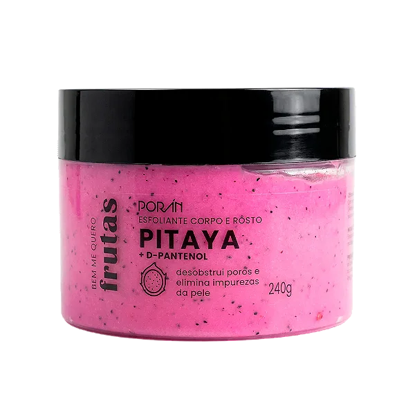 ESFOLIANTE CORPO E ROSTO PITAYA 240G PORAN