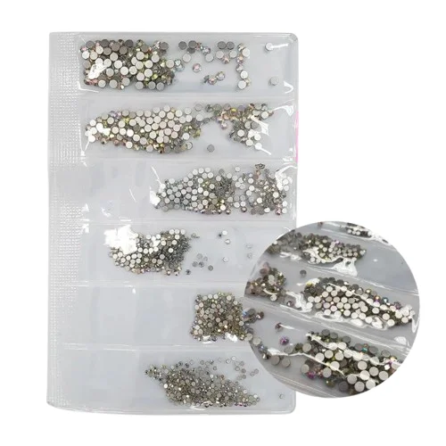 KIT DE PEDRARIA FURTA COR- TAMANHOS VARIADOS