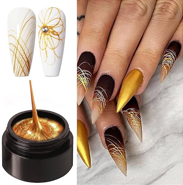 SPIDER GEL GOLD SEA BLUE 10ML