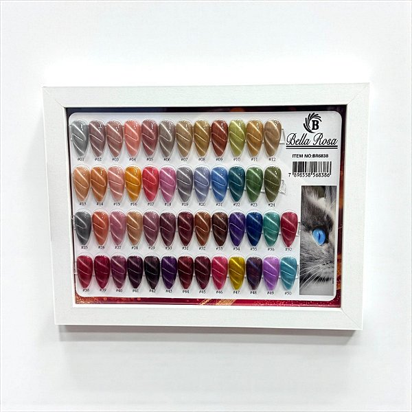 ESMALTE EM GEL MAGNETICOS BELLA ROSA- COLEÇÃO B