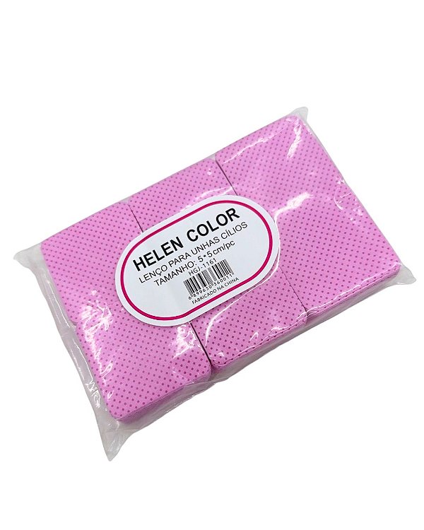 LENÇO PARA UNHAS E CILIOS HELEN COLOR