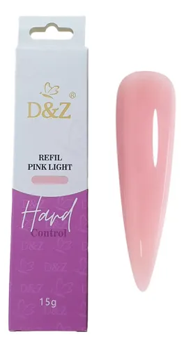 REFIL SACHE DE GEL PINK LIGHT 15G D&Z