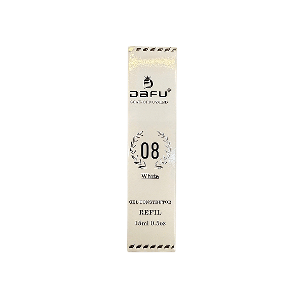 SACHE REFIL GEL CONSTRUTOR DAFU 08 WHITE 15ML