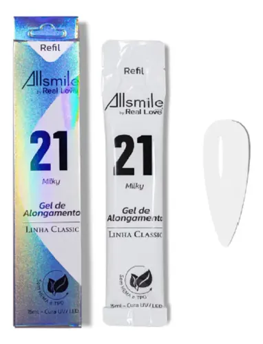 SACHE GEL 21 MILKY 15ML REAL LOVE