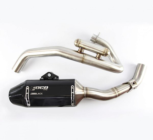 Escapamento Foco F2  - CRF 250f - All Black