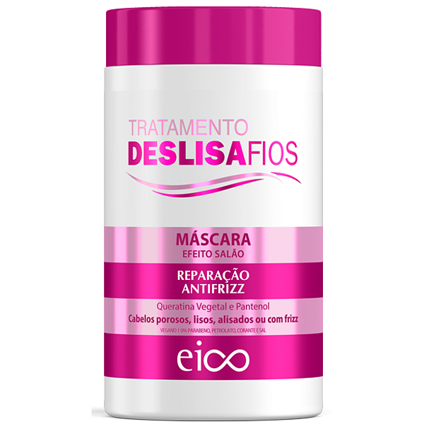 Eico Máscara Tratamento Creme Deslisa Fios 1Kg