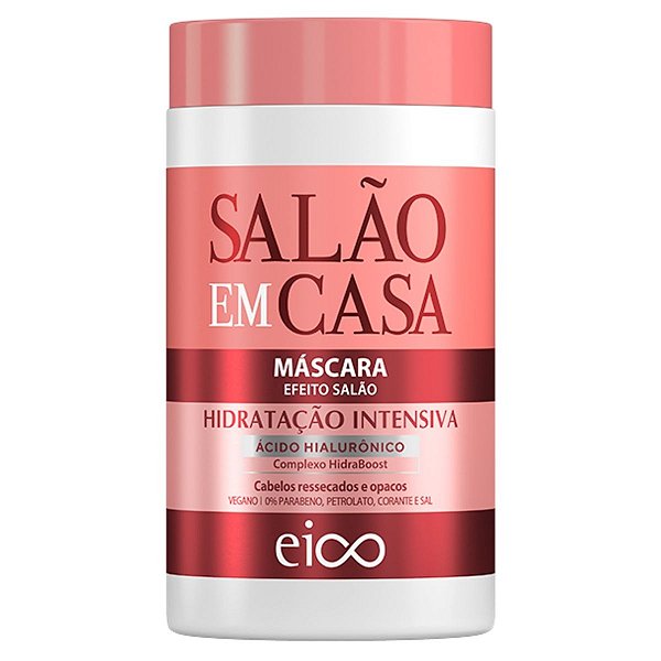 Eico Máscara Creme Salão em Casa Hidratação Intensiva Ácido Hialurônico 1Kg