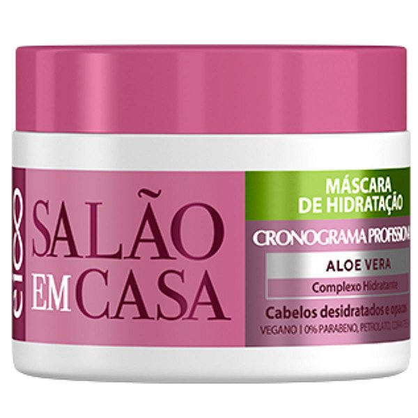 Eico Máscara Creme Hidratação Salão em Casa Cronograma Profissional 270g