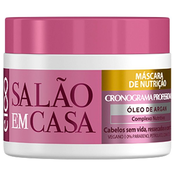 Eico Máscara Creme Nutrição Salão em Casa Cronograma Profissional 270g