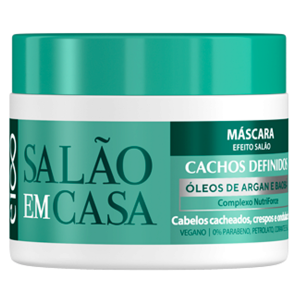 Eico Máscara Tratamento Creme Salão Em Casa Cachos Definidos 270g