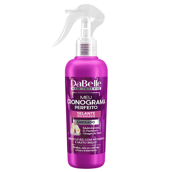 Dabelle Spray Selante Capilar Liberado Meu Cronograma Perfeito 200ml