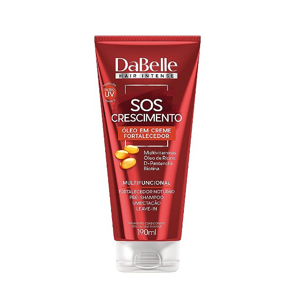 Dabelle Óleo em Creme Leave-In Multifuncional Fortalecedor SOS Crescimento 190ml