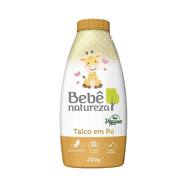 Bebê Natureza Talco em Pó Infantil 200g