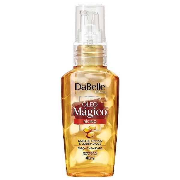 Dabelle Óleo Mágico Rícino Fortalecedor Fios Proteção Térmica 40ml