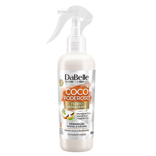 Dabelle Spray Fluído Hidratante Coco Poderoso 180ml