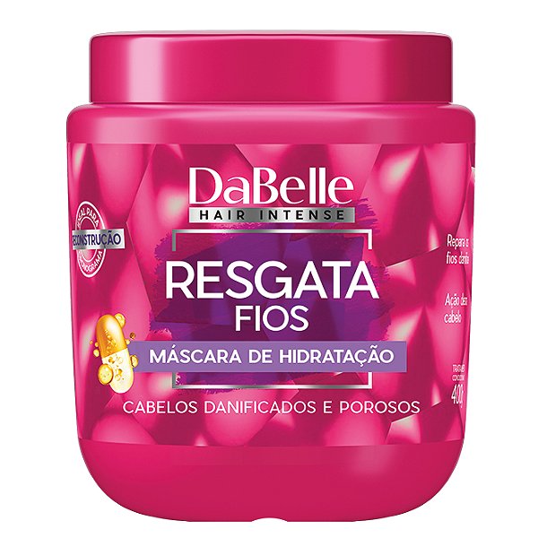 Dabelle Máscara Tratamento Reconstrução Resgata Fios 400g