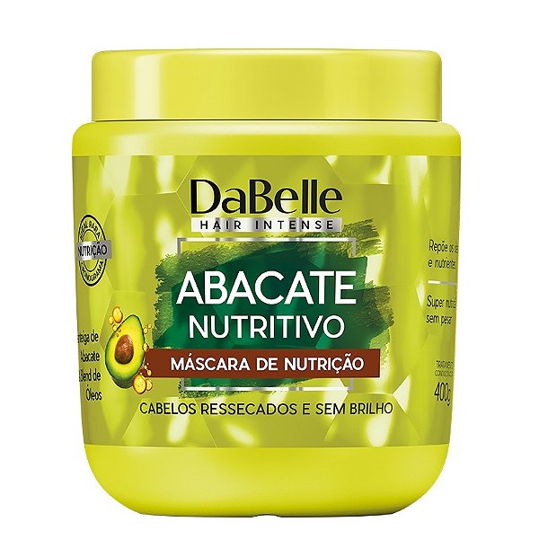 Dabelle Máscara Tratamento Nutrição Abacate Nutritivo 400g