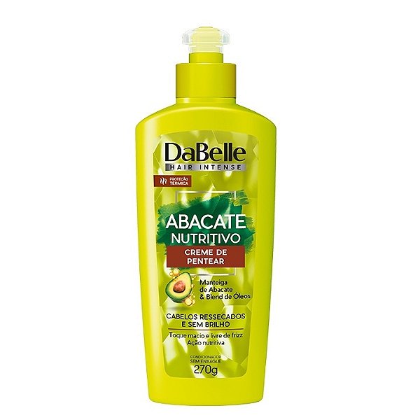 Dabelle Creme de Pentear Leave-In Antifrizz Abacate Nutritivo 270g