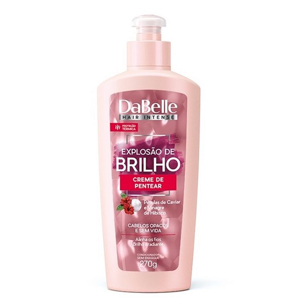 Dabelle Creme de Pentear Leave-In Luminosidade Explosão de Brilho 270g