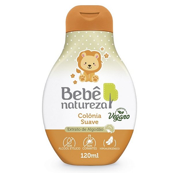 Bebê Natureza Colônia Suave Extrato Algodão 120ml