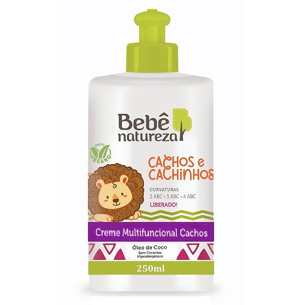Bebê Natureza Creme Para Pentear Cachinhos 250ml