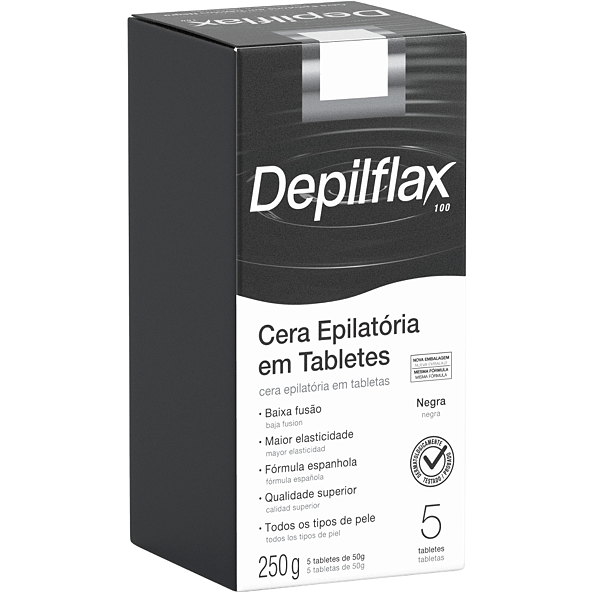 Depilflax Cera Quente Negra 250g