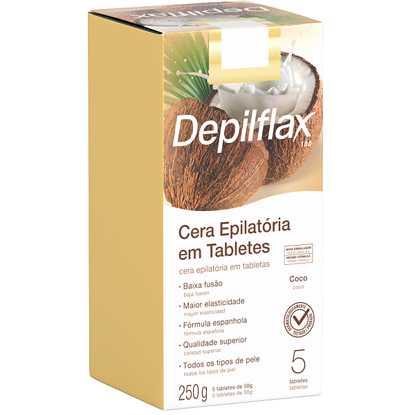 Depilflax Cera Quente Coco 250g
