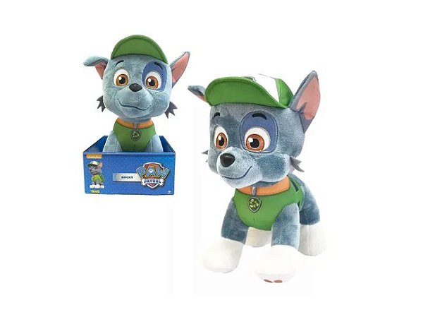 Boneco de Pelúcia Patrulha Canina Rocky Grande Original 1344
