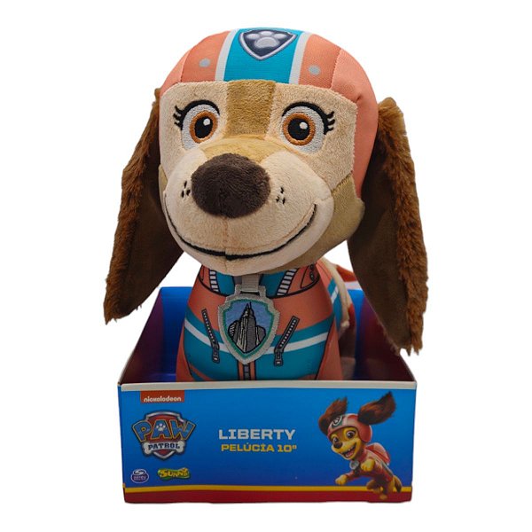 Boneco Pelúcia Patrulha Canina Liberty Grande Original