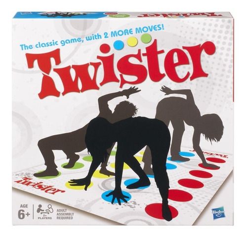 Jogo Twister Refresh Com Tapete Clássico Hasbro Amigos Game