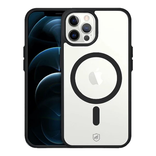 Capa MagSafe Preta para iPhone 12 Pro Max
