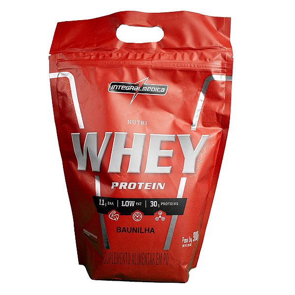 Nutriwhey Whey Protein Integralmédica Baunilha Refil 900g